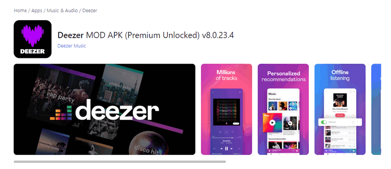 APKMODY Deezer MOD APK