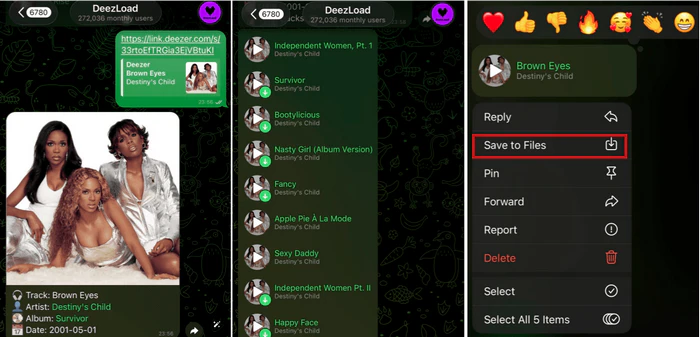 Deezer Telegram Bots
