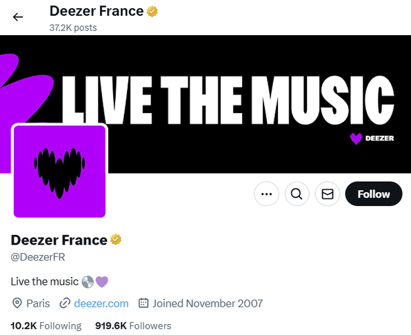 Obtenir Deezer Premium gratuit sur Facebook et Twitter