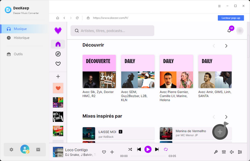 Lancez DeeKeep Deezer Music Converter