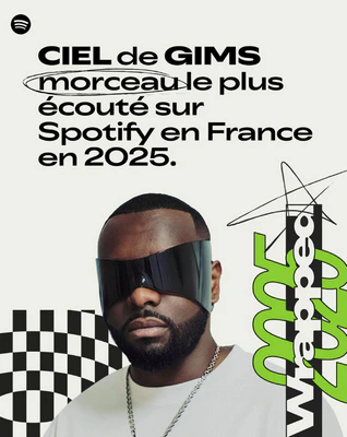 Top titre sur Spotify 2025 : CIEL
